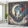 image:imageAmbesonne Rustic Shower Curtain Cottagecore Sunflowers and Butterflies on Pale Tan Wooden Look Background Cloth Fabric Bathroom Decor Set with Hooks 69 W x 70 L Dark Green and YellowDark Night Blue Vermilion