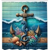 image:imageAmbesonne Rustic Shower Curtain Cottagecore Sunflowers and Butterflies on Pale Tan Wooden Look Background Cloth Fabric Bathroom Decor Set with Hooks 69 W x 70 L Dark Green and YellowSea Blue Amber Teal