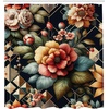 image:imageAmbesonne Yellow Shower Curtain Modern Farmhouse Concept Floral Leaves Composition with Striped Details Cloth Fabric Bathroom Decor Set with Hooks 69 W x 70 L Pale Coffee PurpleblueKhaki Coral Olive Green