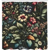 image:imageAmbesonne Yellow Shower Curtain Modern Farmhouse Concept Floral Leaves Composition with Striped Details Cloth Fabric Bathroom Decor Set with Hooks 69 W x 70 L Pale Coffee PurpleblueLaurel Green Dark Coral
