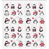 image:imageAmbesonne Christmas Shower Curtain Merry Xmas Theme with Realistic Motifs Print Whale and Clouds Cloth Fabric Bathroom Decor Set with Hooks 69 W x 70 L Cream Sea Blue and VermilionWhite Pink