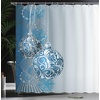 image:imageAmbesonne Christmas Shower Curtain Merry Xmas Theme with Realistic Motifs Print Whale and Clouds Cloth Fabric Bathroom Decor Set with Hooks 69 W x 70 L Cream Sea Blue and VermilionBlue Pale Blue White