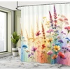 image:imageAmbesonne Funny Shower Curtain Happy Dinosaur Looking at The Mirror After Brushing Its Teeth Cartoon Cloth Fabric Bathroom Decor Set with Hooks 69 W x 70 L Shamrock Green and BlueMustard Blue and Purple