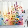image:imageAmbesonne Funny Shower Curtain Happy Dinosaur Looking at The Mirror After Brushing Its Teeth Cartoon Cloth Fabric Bathroom Decor Set with Hooks 69 W x 70 L Shamrock Green and BlueMustard Blue and Purple