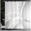 image:imageAmbesonne Nautical Shower Curtain Let The Sea Set You Free Words with Shellfish Turtle and Stingray Cloth Fabric Bathroom Decor Set with Hooks 69 W x 84 L Pearl Silver BlueDimgray Grey White