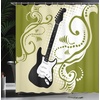 image:imageAmbesonne Nautical Shower Curtain Let The Sea Set You Free Words with Shellfish Turtle and Stingray Cloth Fabric Bathroom Decor Set with Hooks 69 W x 84 L Pearl Silver BlueOlive Green White Black