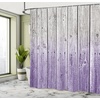 image:imageAmbesonne Nautical Shower Curtain Let The Sea Set You Free Words with Shellfish Turtle and Stingray Cloth Fabric Bathroom Decor Set with Hooks 69 W x 84 L Pearl Silver BlueViolet Blue