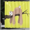 image:imageAmbesonne Nautical Shower Curtain Let The Sea Set You Free Words with Shellfish Turtle and Stingray Cloth Fabric Bathroom Decor Set with Hooks 69 W x 84 L Pearl Silver BlueCocoa Apple Green