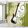 image:imageAmbesonne Nautical Shower Curtain Let The Sea Set You Free Words with Shellfish Turtle and Stingray Cloth Fabric Bathroom Decor Set with Hooks 69 W x 84 L Pearl Silver BlueOlive Green White Black