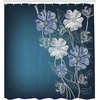 image:imageAmbesonne Nautical Shower Curtain Let The Sea Set You Free Words with Shellfish Turtle and Stingray Cloth Fabric Bathroom Decor Set with Hooks 69 W x 84 L Pearl Silver BlueBlue Lavender