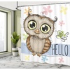 image:imageAmbesonne Nautical Shower Curtain Let The Sea Set You Free Words with Shellfish Turtle and Stingray Cloth Fabric Bathroom Decor Set with Hooks 69 W x 84 L Pearl Silver BlueRose Cadet Blue Brown