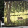 image:imageAmbesonne Nautical Shower Curtain Let The Sea Set You Free Words with Shellfish Turtle and Stingray Cloth Fabric Bathroom Decor Set with Hooks 69 W x 84 L Pearl Silver BlueGreen Brown