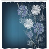 image:imageAmbesonne Nautical Shower Curtain Let The Sea Set You Free Words with Shellfish Turtle and Stingray Cloth Fabric Bathroom Decor Set with Hooks 69 W x 84 L Pearl Silver BlueBlue Lavender