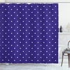 image:imageAmbesonne Nautical Shower Curtain Let The Sea Set You Free Words with Shellfish Turtle and Stingray Cloth Fabric Bathroom Decor Set with Hooks 69 W x 84 L Pearl Silver BluePurple White