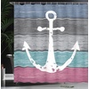 image:imageAmbesonne Octopus Shower Curtain Kraken Roses Leaves Tentacles Vintage Antiqued Sea Life Theme Cloth Fabric Bathroom Decor Set with Hooks 69 W x 75 L Pale Brown PinkGrey Seafoam