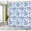image:imageAmbesonne Octopus Shower Curtain Kraken Roses Leaves Tentacles Vintage Antiqued Sea Life Theme Cloth Fabric Bathroom Decor Set with Hooks 69 W x 75 L Pale Brown PinkBlue
