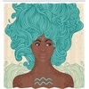 image:imageAmbesonne Octopus Shower Curtain Kraken Roses Leaves Tentacles Vintage Antiqued Sea Life Theme Cloth Fabric Bathroom Decor Set with Hooks 69 W x 75 L Pale Brown PinkPale Green Teal Brown