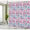 image:imageAmbesonne Octopus Shower Curtain Kraken Roses Leaves Tentacles Vintage Antiqued Sea Life Theme Cloth Fabric Bathroom Decor Set with Hooks 69 W x 75 L Pale Brown PinkViolet Blue Sky Blue