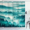 image:imageAmbesonne Turtle Shower Curtain Underwater Corals and Loggerheads Sea Animals on Stripes Nautical Marine Cloth Fabric Bathroom Decor Set with Hooks 69 W x 70 L Salmon and Sea BlueDark Seafoam Dark Teal