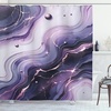 image:imageAmbesonne Turtle Shower Curtain Underwater Corals and Loggerheads Sea Animals on Stripes Nautical Marine Cloth Fabric Bathroom Decor Set with Hooks 69 W x 70 L Salmon and Sea BluePale Grey Quartz and Lilac