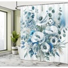 image:imageAmbesonne Turtle Shower Curtain Underwater Corals and Loggerheads Sea Animals on Stripes Nautical Marine Cloth Fabric Bathroom Decor Set with Hooks 69 W x 70 L Salmon and Sea BlueCadet Blue Laurel Green