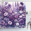image:imageAmbesonne Turtle Shower Curtain Underwater Corals and Loggerheads Sea Animals on Stripes Nautical Marine Cloth Fabric Bathroom Decor Set with Hooks 69 W x 70 L Salmon and Sea BlueLilac Lavender Quartz