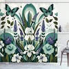 image:imageAmbesonne Turtle Shower Curtain Underwater Corals and Loggerheads Sea Animals on Stripes Nautical Marine Cloth Fabric Bathroom Decor Set with Hooks 69 W x 70 L Salmon and Sea BlueSeafoam Jade Green Ivory
