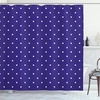 image:imageAmbesonne Nautical Shower Curtain Let The Sea Set You Free Words with Shellfish Turtle and Stingray Cloth Fabric Bathroom Decor Set with Hooks 69 W x 84 L Pearl Silver BluePurple White