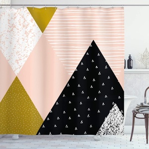 image:imageAmbesonne Nautical Shower Curtain Let The Sea Set You Free Words with Shellfish Turtle and Stingray Cloth Fabric Bathroom Decor Set with Hooks 69 W x 84 L Pearl Silver BlueMulticolor Blush Black