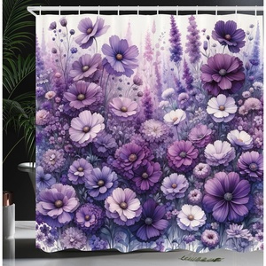 image:imageAmbesonne Turtle Shower Curtain Underwater Corals and Loggerheads Sea Animals on Stripes Nautical Marine Cloth Fabric Bathroom Decor Set with Hooks 69 W x 70 L Salmon and Sea BlueLilac Lavender Quartz