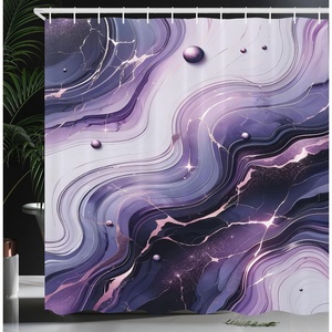 image:imageAmbesonne Turtle Shower Curtain Underwater Corals and Loggerheads Sea Animals on Stripes Nautical Marine Cloth Fabric Bathroom Decor Set with Hooks 69 W x 70 L Salmon and Sea BluePale Grey Quartz and Lilac