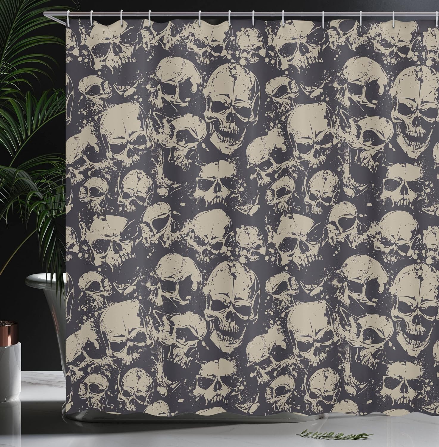 image:imageAmbesonne Grey and Teal Shower Curtain Mandala Ombre Colored Style Geometry Pattern with Flower Lines Display Art Cloth Fabric Bathroom Decor Set with Hooks 69 W x 75 L Teal and GreyWhite Charcoal