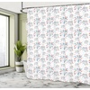 image:imageAmbesonne 4th of July Shower Curtain American Festivities with Freedom and Liberty Themes Summer Celebrations Cloth Fabric Bathroom Decor Set with Hooks 69 W x 70 L Red White Blue