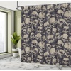 image:imageAmbesonne Grey and Teal Shower Curtain Mandala Ombre Colored Style Geometry Pattern with Flower Lines Display Art Cloth Fabric Bathroom Decor Set with Hooks 69 W x 75 L Teal and GreyWhite Charcoal