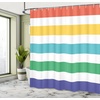 image:imageAmbesonne Whale Shower Curtain Mammal on Wavy Ocean Design Swimming to an Island Palm Trees Print Cloth Fabric Bathroom Decor Set with Hooks 69 W x 70 L Blue Pink and GreenWhite Mustard Jade Green