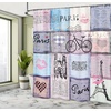 image:imageAmbesonne Whale Shower Curtain Mammal on Wavy Ocean Design Swimming to an Island Palm Trees Print Cloth Fabric Bathroom Decor Set with Hooks 69 W x 70 L Blue Pink and GreenMulticolor Lilac