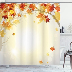 image:imageAmbesonne Grey and Teal Shower Curtain Mandala Ombre Colored Style Geometry Pattern with Flower Lines Display Art Cloth Fabric Bathroom Decor Set with Hooks 69 W x 75 L Teal and GreyOrange Yellow