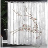 image:imageAmbesonne Deer Shower Curtain Colorful Animal Silhouette Various Christmas Elements Wooden Planks Theme Cloth Fabric Bathroom Decor Set with Hooks 69 W x 70 L Grey MulticolorGrey Multicolor