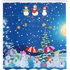 image:imageAmbesonne Deer Shower Curtain Colorful Animal Silhouette Various Christmas Elements Wooden Planks Theme Cloth Fabric Bathroom Decor Set with Hooks 69 W x 70 L Grey MulticolorMulticolor Green