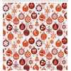 image:imageAmbesonne Deer Shower Curtain Colorful Animal Silhouette Various Christmas Elements Wooden Planks Theme Cloth Fabric Bathroom Decor Set with Hooks 69 W x 70 L Grey MulticolorWhite Vermilion