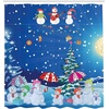 image:imageAmbesonne Deer Shower Curtain Colorful Animal Silhouette Various Christmas Elements Wooden Planks Theme Cloth Fabric Bathroom Decor Set with Hooks 69 W x 70 L Grey MulticolorMulticolor Green