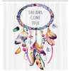 image:imageAmbesonne Hummingbirds Shower Curtain Tropical Flowers and Leaves Natural Foliage Vibrant Color Exotic Rainforest Cloth Fabric Bathroom Decor Set with Hooks 69 W x 70 L Soft Blue Coral GreenCeil Blue Multicolor