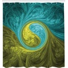 image:imageAmbesonne Hummingbirds Shower Curtain Tropical Flowers and Leaves Natural Foliage Vibrant Color Exotic Rainforest Cloth Fabric Bathroom Decor Set with Hooks 69 W x 70 L Soft Blue Coral GreenKhaki Teal