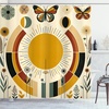image:imageAmbesonne Hummingbirds Shower Curtain Tropical Flowers and Leaves Natural Foliage Vibrant Color Exotic Rainforest Cloth Fabric Bathroom Decor Set with Hooks 69 W x 70 L Soft Blue Coral GreenPale Coffee Eggshell