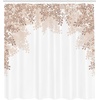 image:imageAmbesonne Hummingbirds Shower Curtain Tropical Flowers and Leaves Natural Foliage Vibrant Color Exotic Rainforest Cloth Fabric Bathroom Decor Set with Hooks 69 W x 70 L Soft Blue Coral GreenWarm Taupe