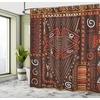 image:imageAmbesonne Hummingbirds Shower Curtain Tropical Flowers and Leaves Natural Foliage Vibrant Color Exotic Rainforest Cloth Fabric Bathroom Decor Set with Hooks 69 W x 70 L Soft Blue Coral GreenOrange and Black