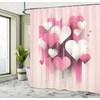 image:imageAmbesonne Pink Shower Curtain Tropical Feels Cheetah Animal Pattern with Bohemian Polka Dotted Backdrop Cloth Fabric Bathroom Decor Set with Hooks 69 W x 70 L Mustard Pale Rose GreyPale Rose Ivory