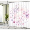 image:imageAmbesonne Pink Shower Curtain Tropical Feels Cheetah Animal Pattern with Bohemian Polka Dotted Backdrop Cloth Fabric Bathroom Decor Set with Hooks 69 W x 70 L Mustard Pale Rose GreyWhite Lavender Blue Blush