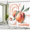 image:imageAmbesonne Pink Shower Curtain Tropical Feels Cheetah Animal Pattern with Bohemian Polka Dotted Backdrop Cloth Fabric Bathroom Decor Set with Hooks 69 W x 70 L Mustard Pale Rose GreySalmon White and Reseda Green