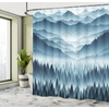 image:imageAmbesonne Pink Shower Curtain Tropical Feels Cheetah Animal Pattern with Bohemian Polka Dotted Backdrop Cloth Fabric Bathroom Decor Set with Hooks 69 W x 70 L Mustard Pale Rose GreySlate Blue